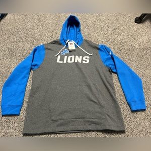 Nike! Detroit Lions 2023 Nike Color Block Pullover Hoodie XL *SAME DAY SHIPPING*